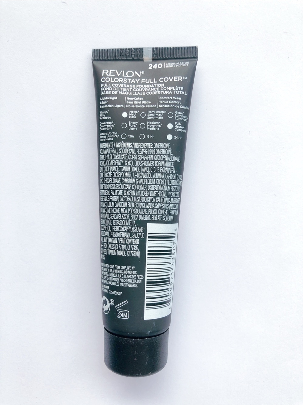 REVLON COLORSTAY FULL COVERAGE
FOUNDATION MATTE 240 MEDIUM BEIGE makeup - Picture 2 of 4